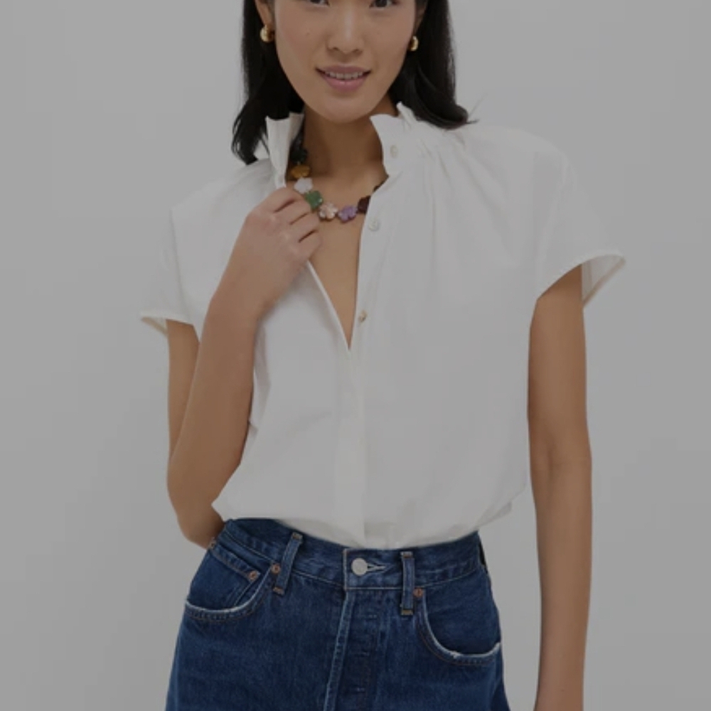 Pomander Place White Button-Down Shirt